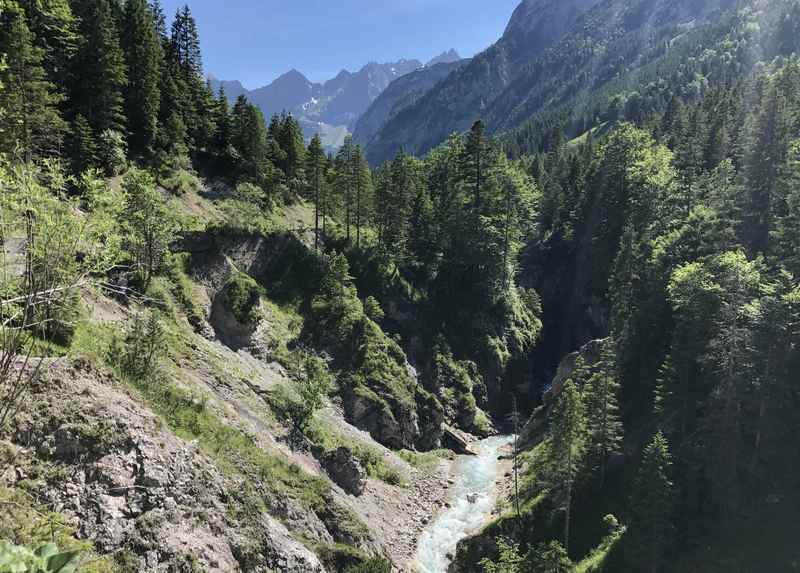 Oberhalb der Klamm ins Johannestal wandern