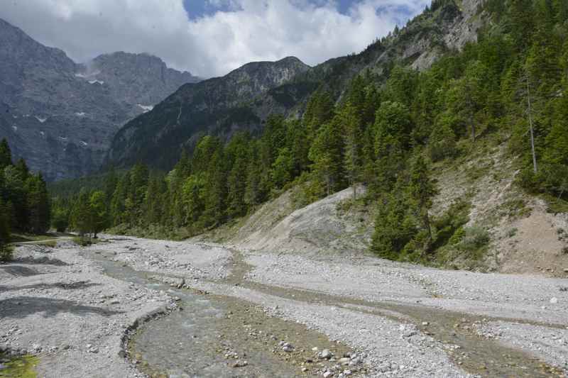 Das Tortal im Karwendel oberhalb von Hinterriß