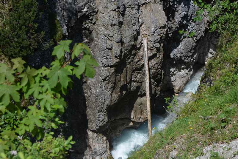 Oder vom *** Gasthof ins Tortal zur Klamm wandern