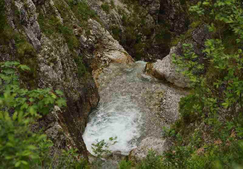 Die Tortalklamm im Karwendel - leider nicht begehbar