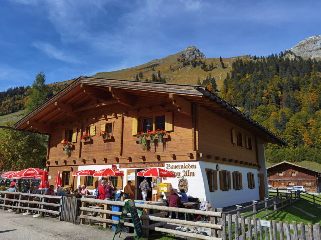 Hier im Bauernladen der Eng Alm bekommst du den echten Enger Almkäse