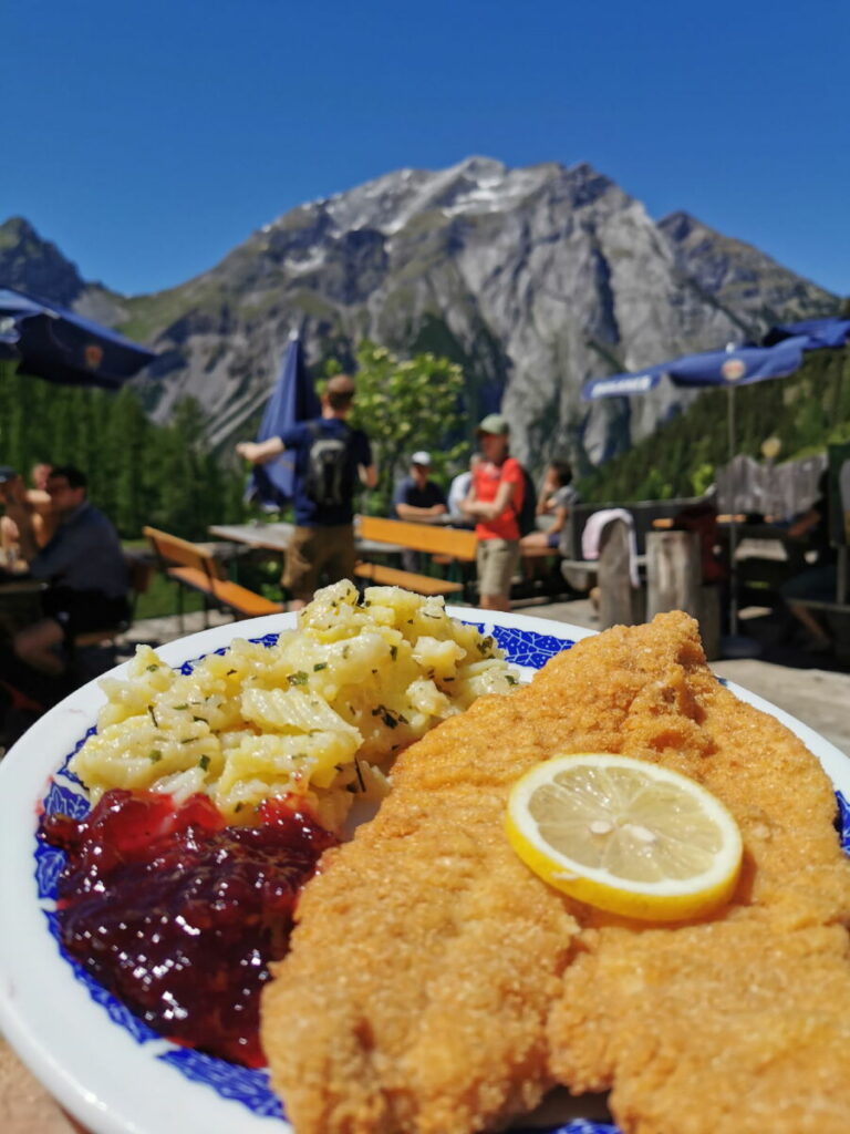 Das sehr gute Binsalm Schnitzel