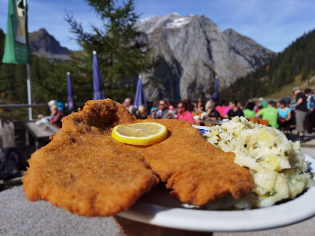 Sehr zu empfehlen: Das Binsalm Schnitzel