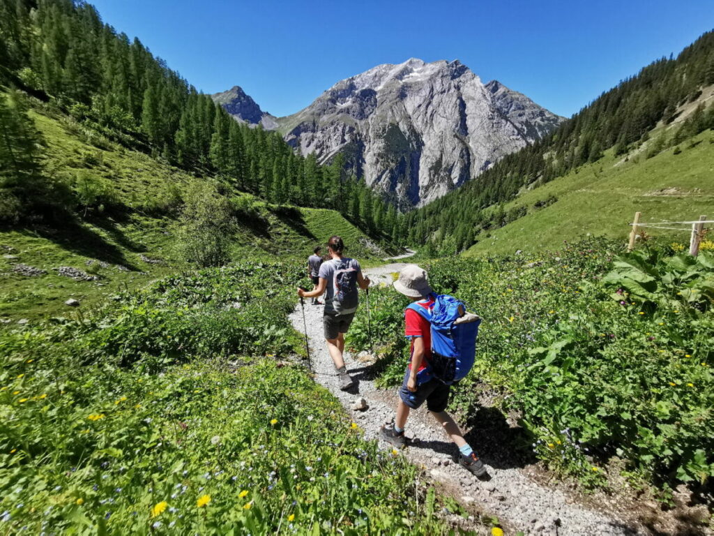 Binsalm wandern mit Kindern