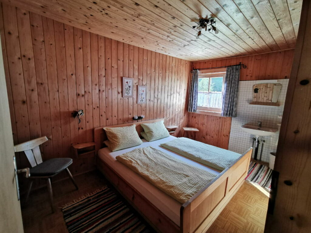 Moarhütte Engalm: Die Zimmer in der Hütte in der Eng, Engalm