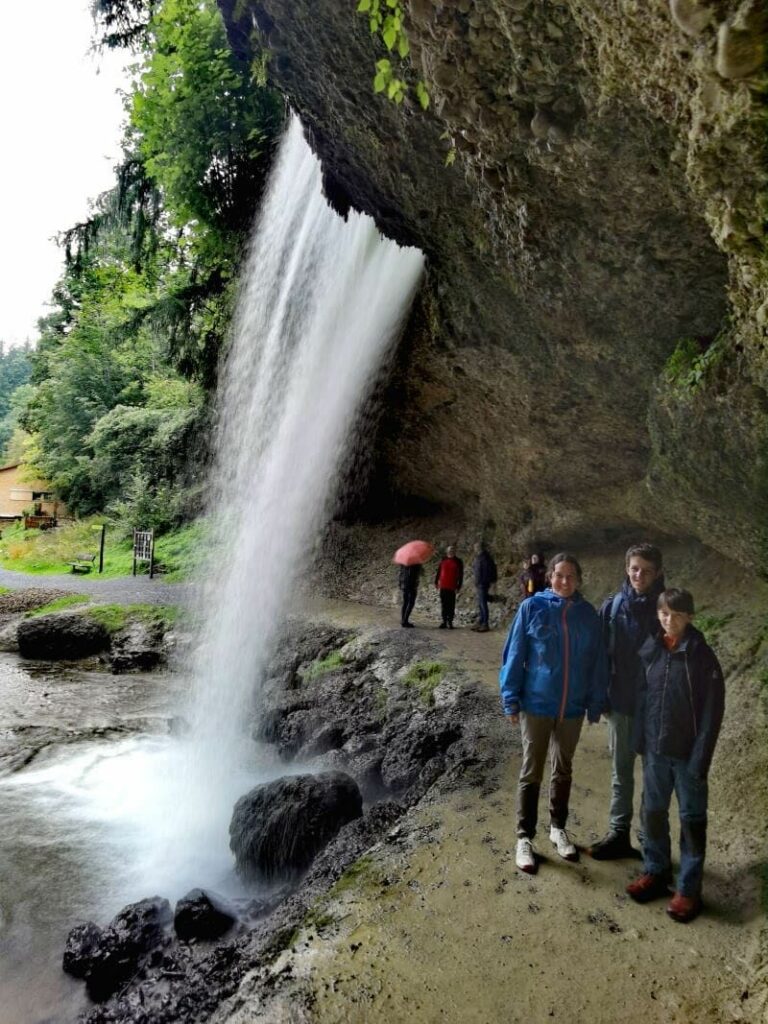 Naturschauspiel Scheidegger Wasserfälle in Bayern