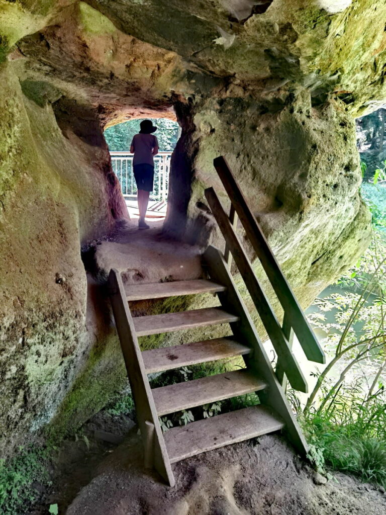 Naturschauspiele Bayern - die Schwarzachklamm im Nürnberger Land