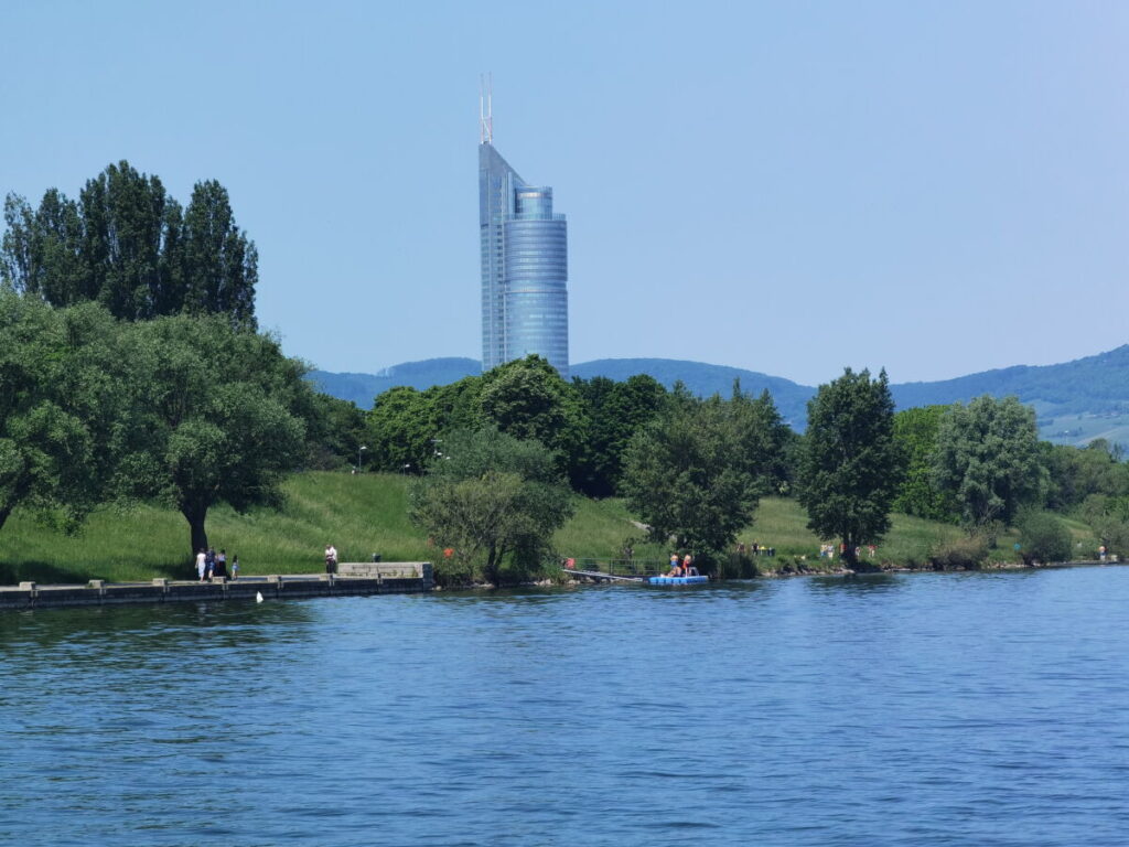 Naturschauspiele auf der Donauinsel