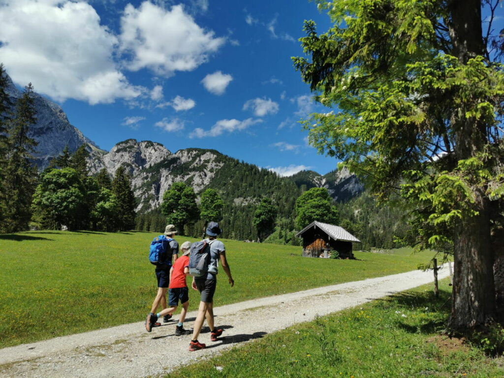 Ab der Ferienwohnung zur Rontalalm wandern