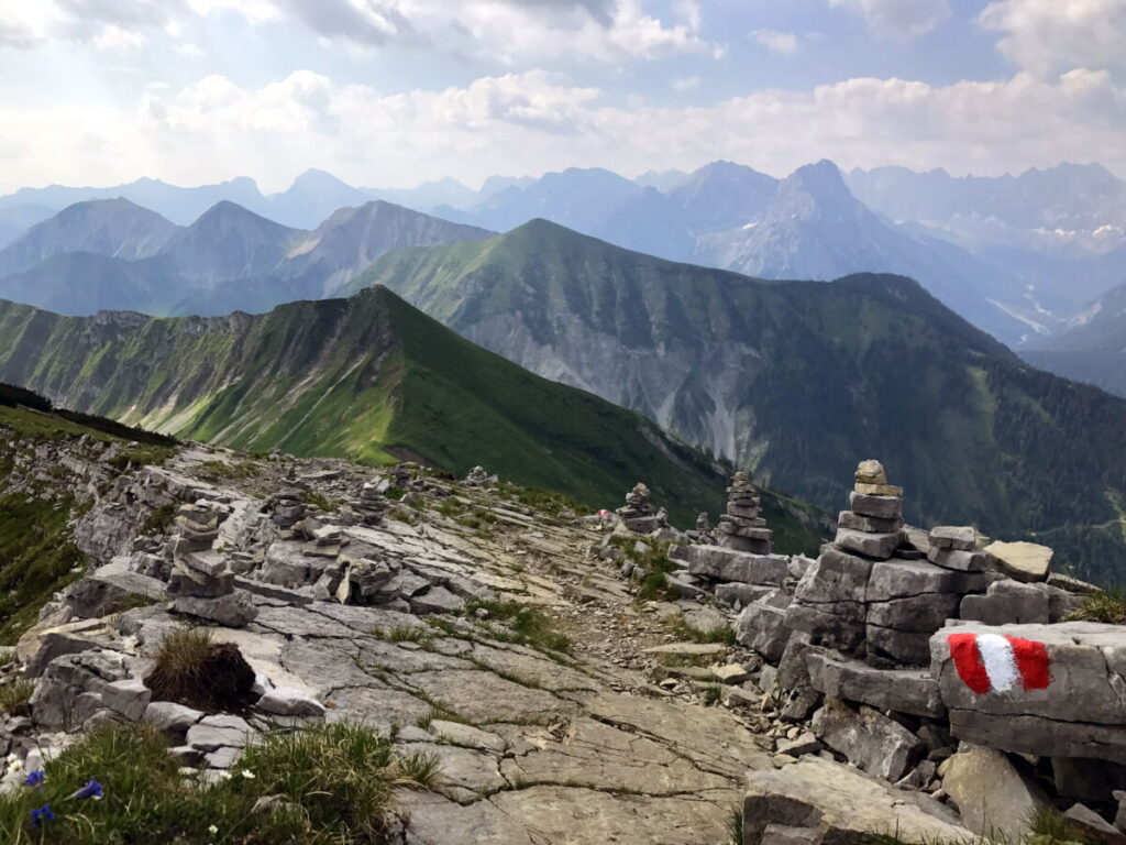 Über den Grat am Schafreuter wandern