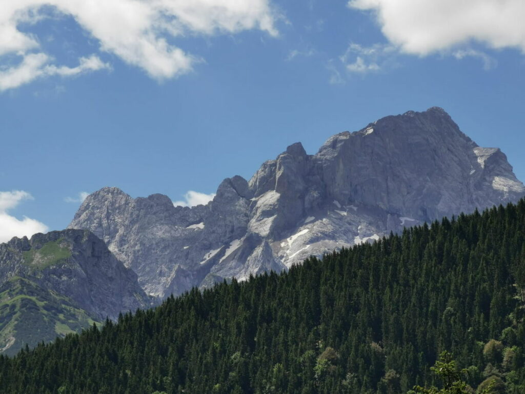 Aussicht vom Vorderskopf auf´s Karwendel