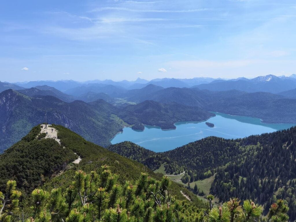 In der Nähe des Ahornboden: Der Walchensee